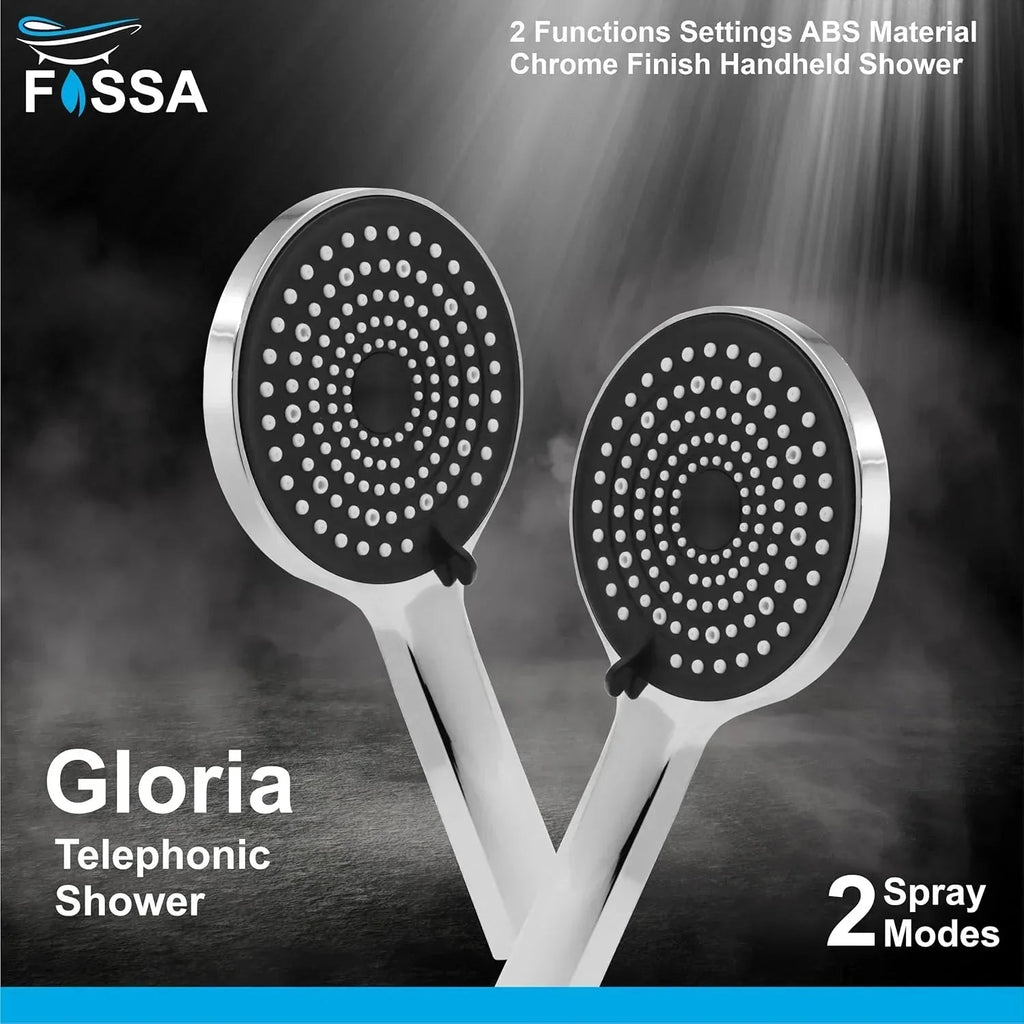Gloria Hand Shower – High Pressure, 2 Spray Modes, Chrome Finish