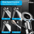 Snow 3 Modes ABS Black Finish Hand Shower Only
