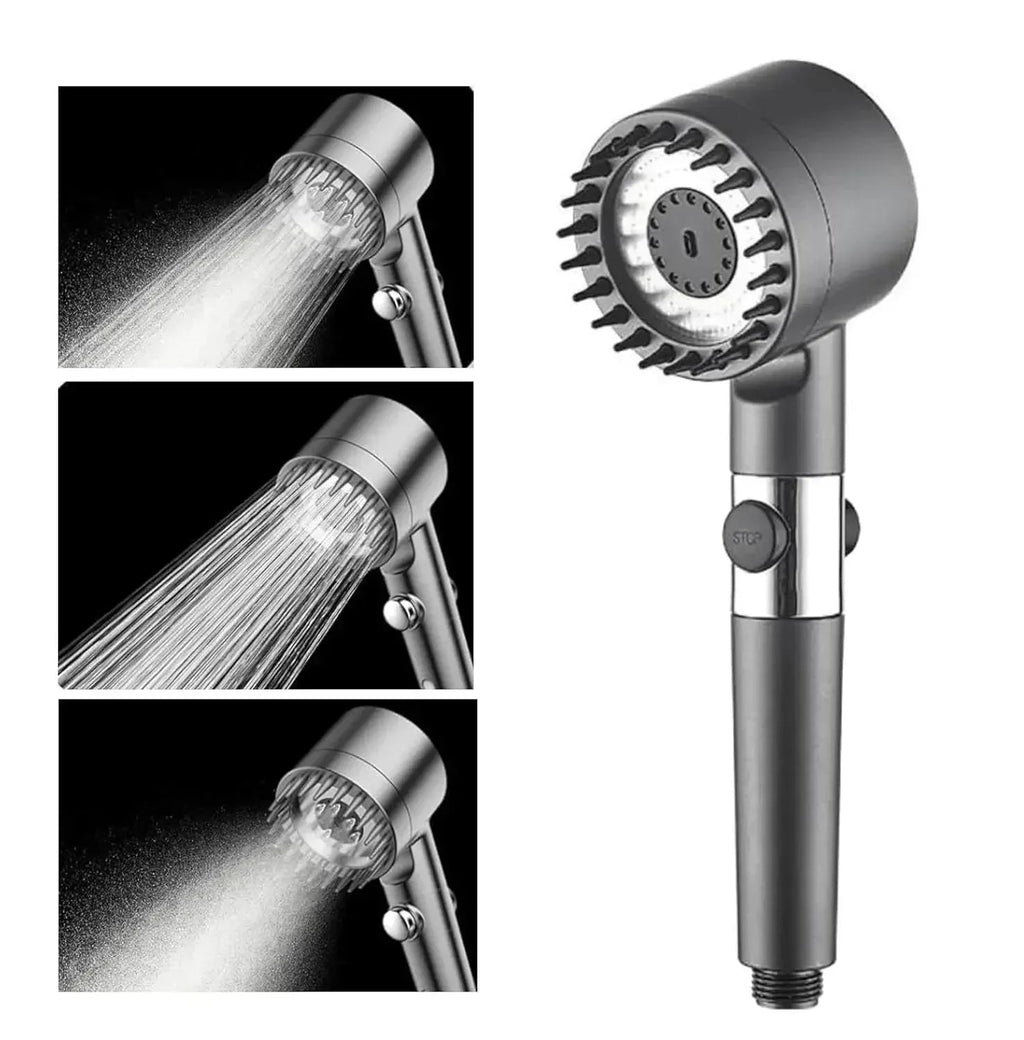 Snow 3 Modes ABS Black Finish Hand Shower Only