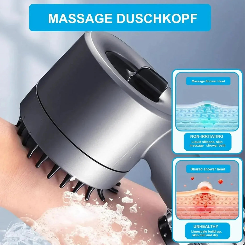 Snow 3 Modes ABS Black Finish Hand Shower Only
